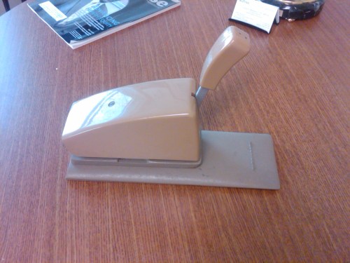 credit card stamper thingie
