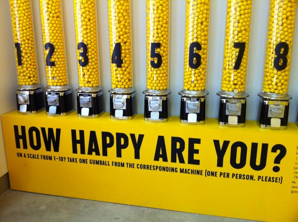 Happiness Measured in Gum Balls