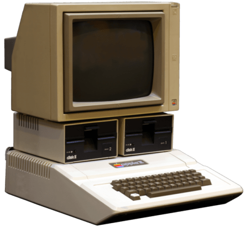 Apple II Computer, photo is in the public domain