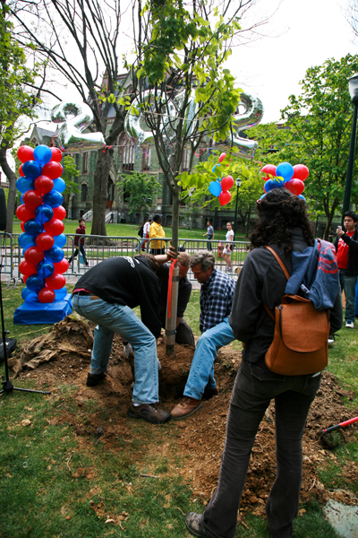 Class of 2012 Tree planting.