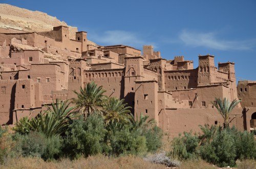 Ait ben-Haddou, a village of tightly packed kasbahs. Photo by Penn alumnus Murray Sherman, GR’69.