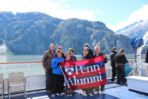 Penn alumni on board the ship.