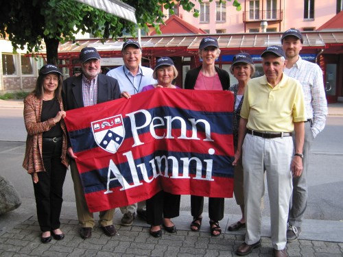Penn Alumni with Professor Dombrowski in Meiringen.