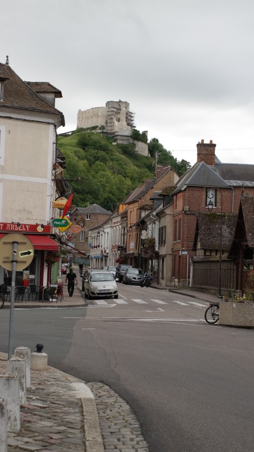 The view of Chateau Gaillard from Petit Andely.