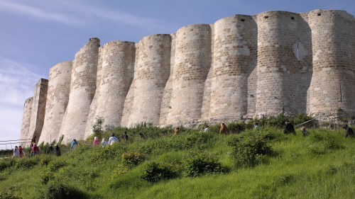 The undulating Moorish façade of Chateau Gaillard.