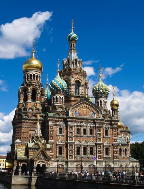 The shrine church of “The Savior on the Spilled Blood.”