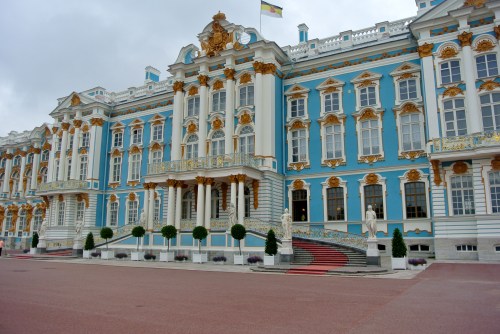 The Catherine Palace at Tsarskoye Selo, St. Petersburg.