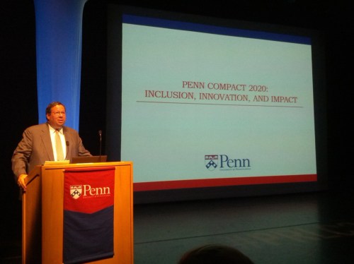 David Cohen, L'81, Chairman of the Board of Trustees. Annenberg Center for the Performing Arts, Harold Prince Theatre