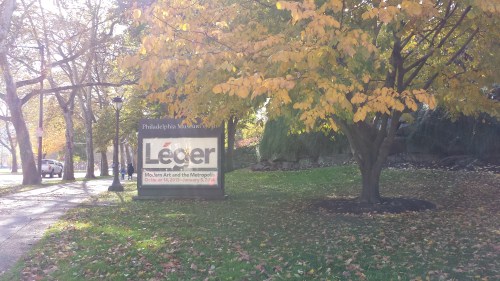 Beautiful fall day in front of the Philadelphia Museum of Art