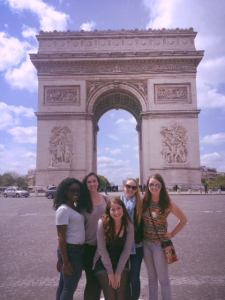 A beautiful day to see the Arc de Triomphe