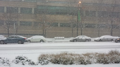 Snow on Market Street