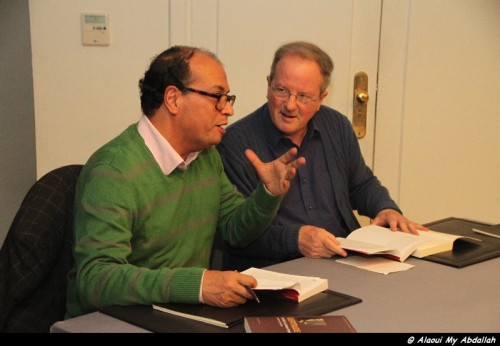 Roger Allen and Hassan Najmi conduct a joint reading of Gertrude.