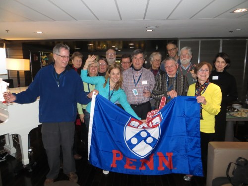 Happy hour on L’Austral with the Penn group.