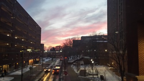Sunset view from the Perelman School of Medicine
