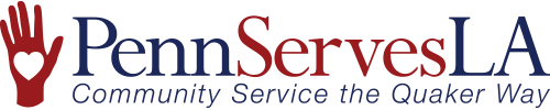 Penn Serves LA logo volunteering with Penn Alumni in Los Angeles