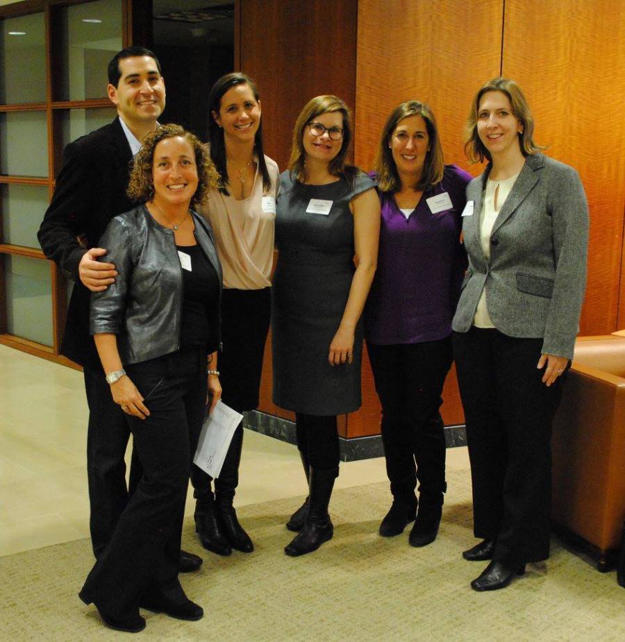 Penn Class of 1993 members at the PennPac community service event in NYC, February, 2017