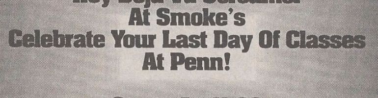 Hey-Deja Vu ad in the Daily Pennsylvanian for the Penn Class of 1993