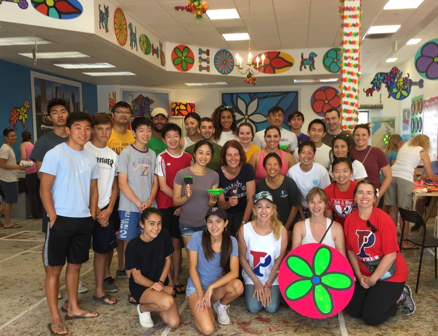 Penn Serves LA Paints at Portraits of Hope in El Segundo