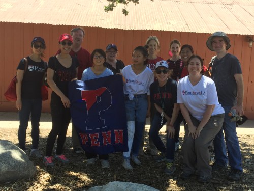 Penn Serves LA after picking 6,400 pounds of fruit with Food Forward