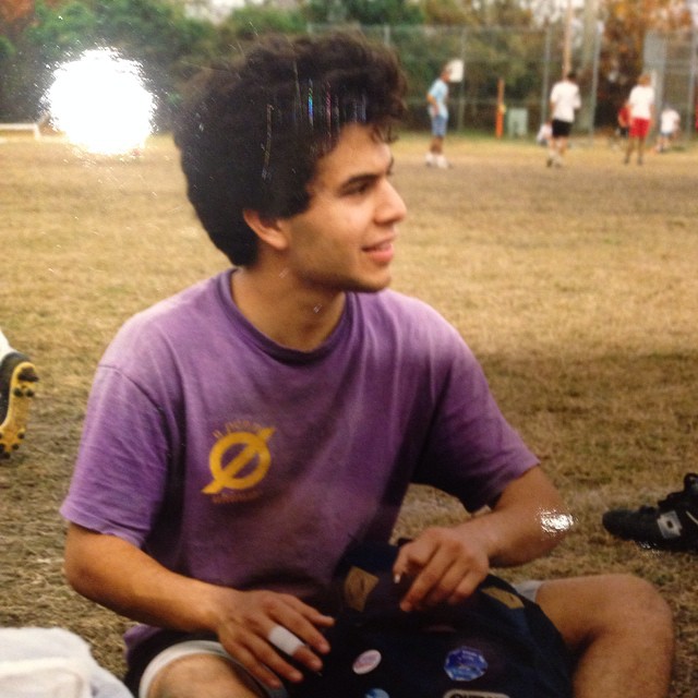 Chris Lehmann during his senior year at Penn with The Void #93tothe25th