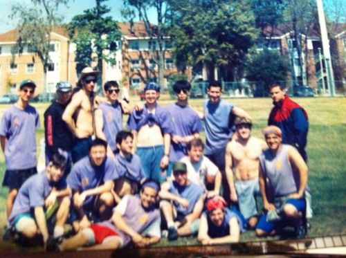 Penn's Ultimate Frisbee Team the Void during Spring Break 1993