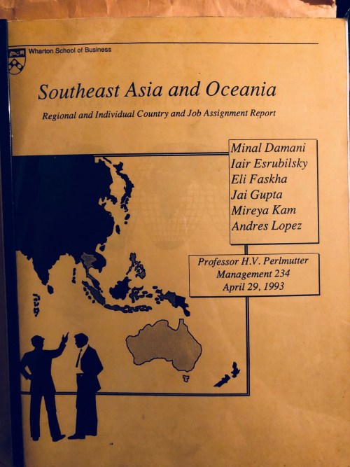 Mgmt 234 Southeast Asia report #93tothe25th University of Pennsylvania