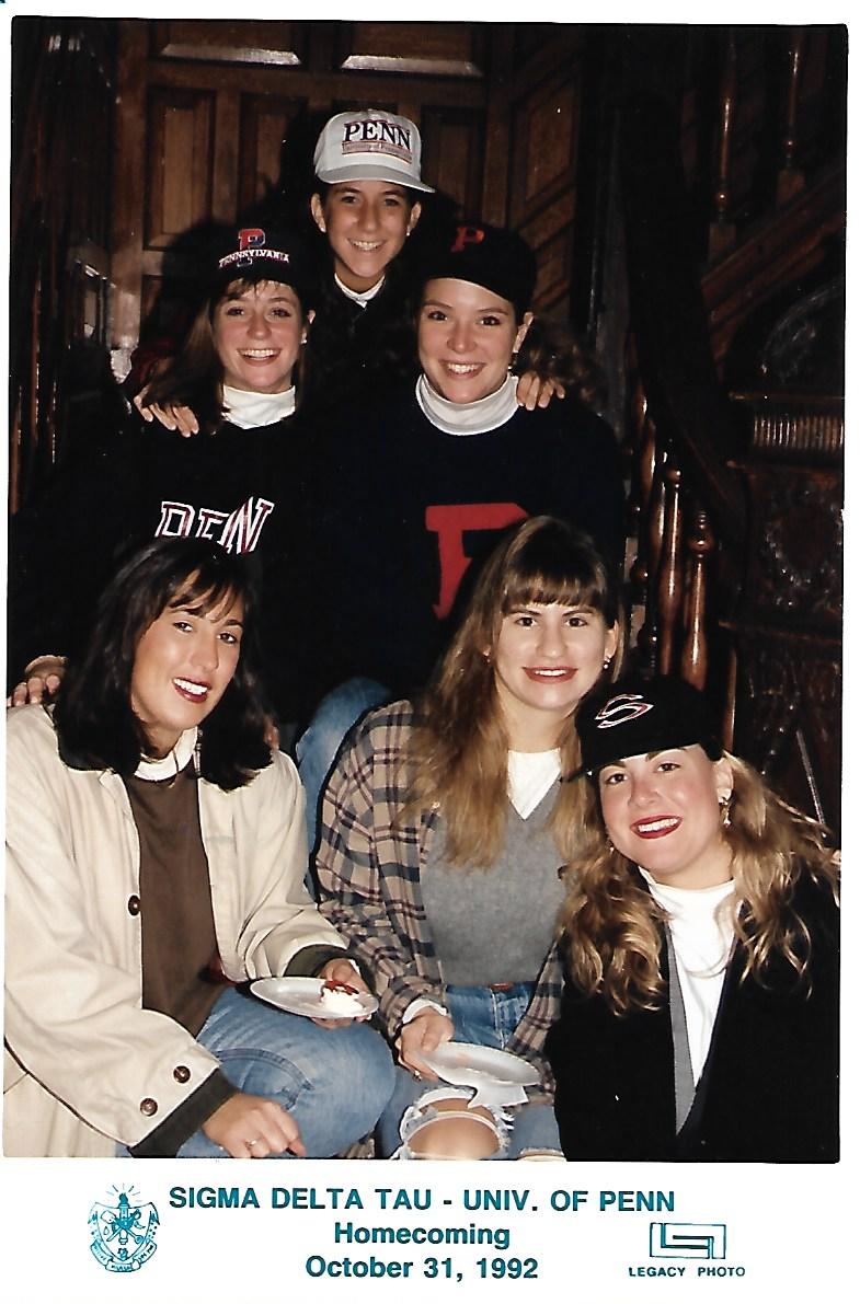 Senior year at SDT House for Homecoming 1992