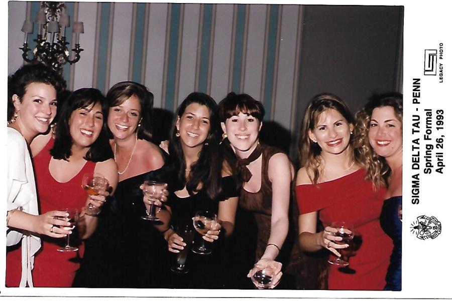 SDT Spring formal at Penn 1993 housemates