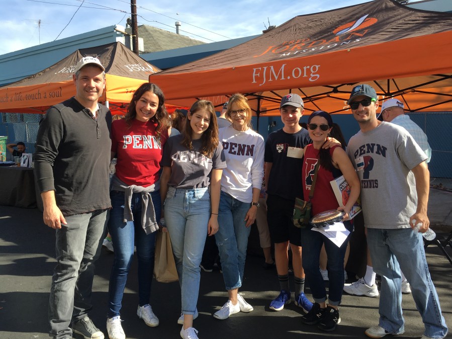 Penn Serves LA Thanksgiving dinner at Fred Jordan Missions