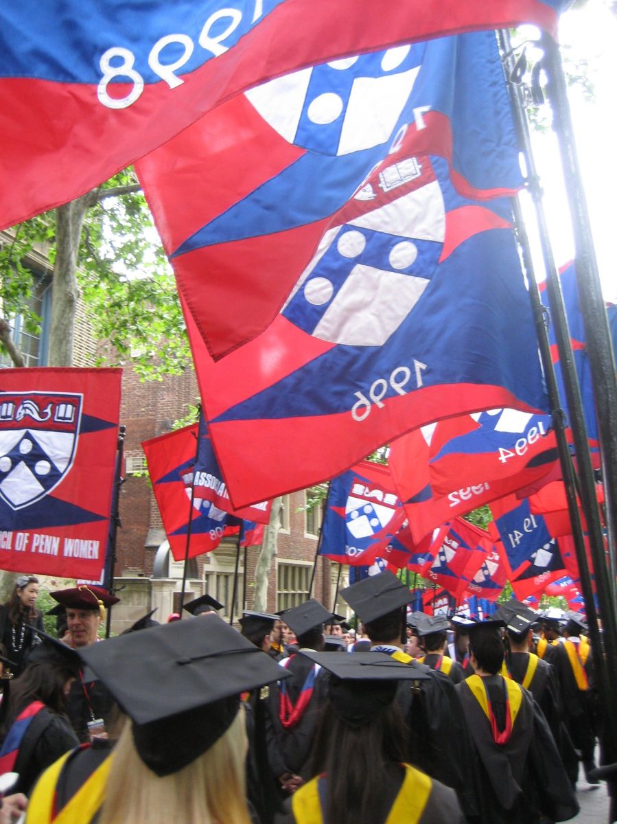 Penn Commencement 2009 parade of classes