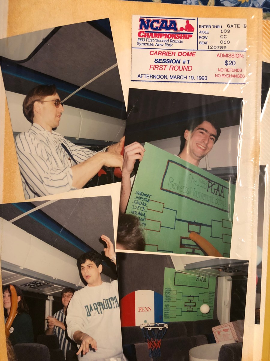 Penn Band travels to Syracuse for the NCAA Men's Basketball tournament 1993