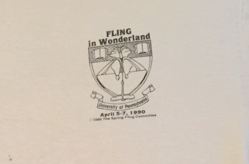 Penn Spring Fling 1990 t-shirt