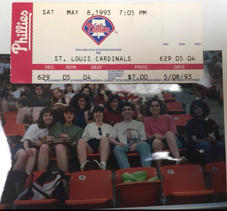 Penn 1993 Phillies game